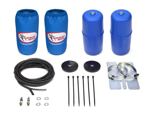 AIRBAG MAN AIR SUSPENSION HIGH PRESSURE HELPER KIT FOR COIL SPRINGS TO SUIT HOLDEN JACKAROO / MONTEREY UBS2, UBS6 & UBS7 92-04 (CR5022HP)