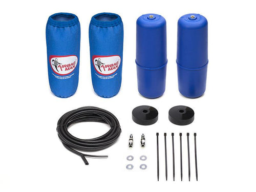 AIRBAG MAN AIR SUSPENSION HIGH PRESSURE HELPER KIT FOR COIL SPRINGS TO SUIT ISUZU MU-X 4x2 & 4x4 13-18 RAISED 50mm (CR5133HP)