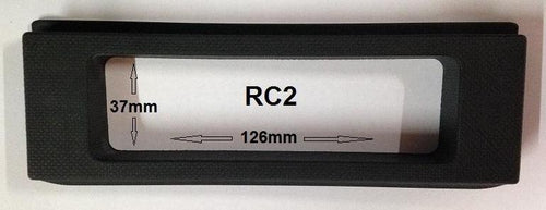 OUTBACK ROOF CONSOLE UHF RADIO SURROUND INSERT (RC2-126mmx37mm)