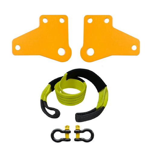 ROADSAFE TOW POINTS TO SUIT TOYOTA HILUX KUN 2005 0N (RP-HIL05V2KIT) PAIR - PLUS BRIDLE AND SHACKLES