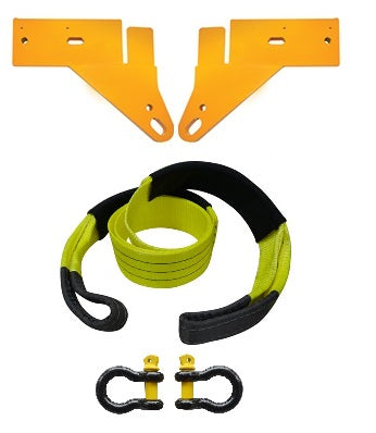 ROADSAFE TOW POINTS TO SUIT FORD RANGER PX 2011 ON (RP-RAN02KIT) PAIR - PLUS BRIDLE AND SHACKLES